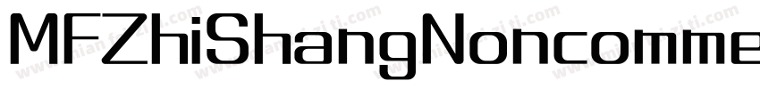 MFZhiShangNoncommercial Regular字体转换